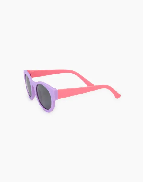 Солнцезащитные очки колор-блок для девочки-0