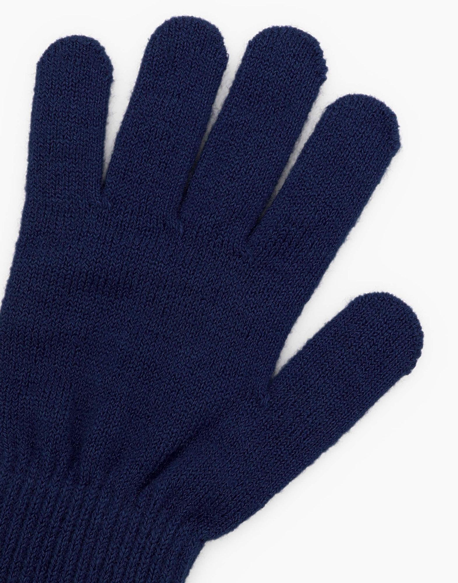 Тёмно-синие перчатки для мальчика-3