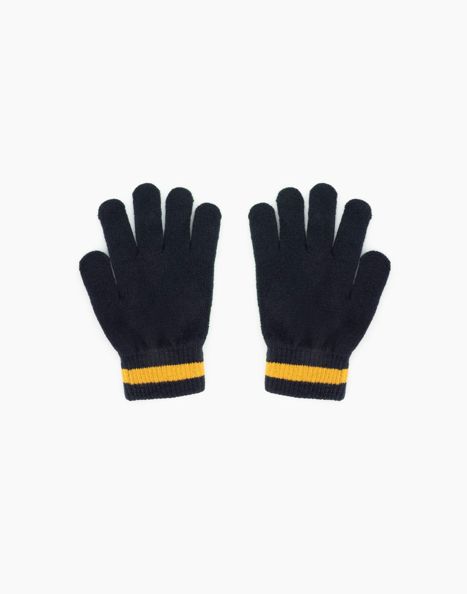 Тёмно-синие перчатки для мальчика-2