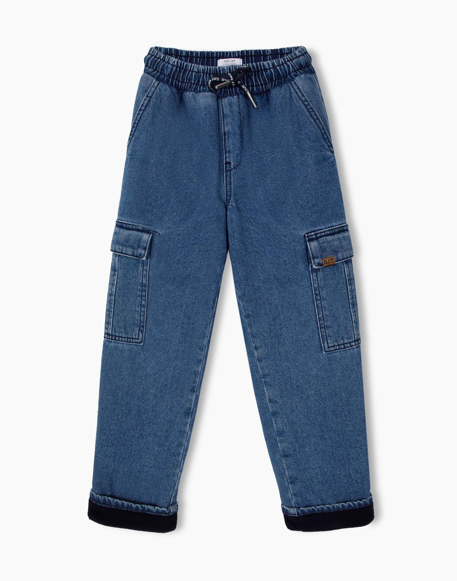 Утеплённые джинсы Cargo для мальчика-1