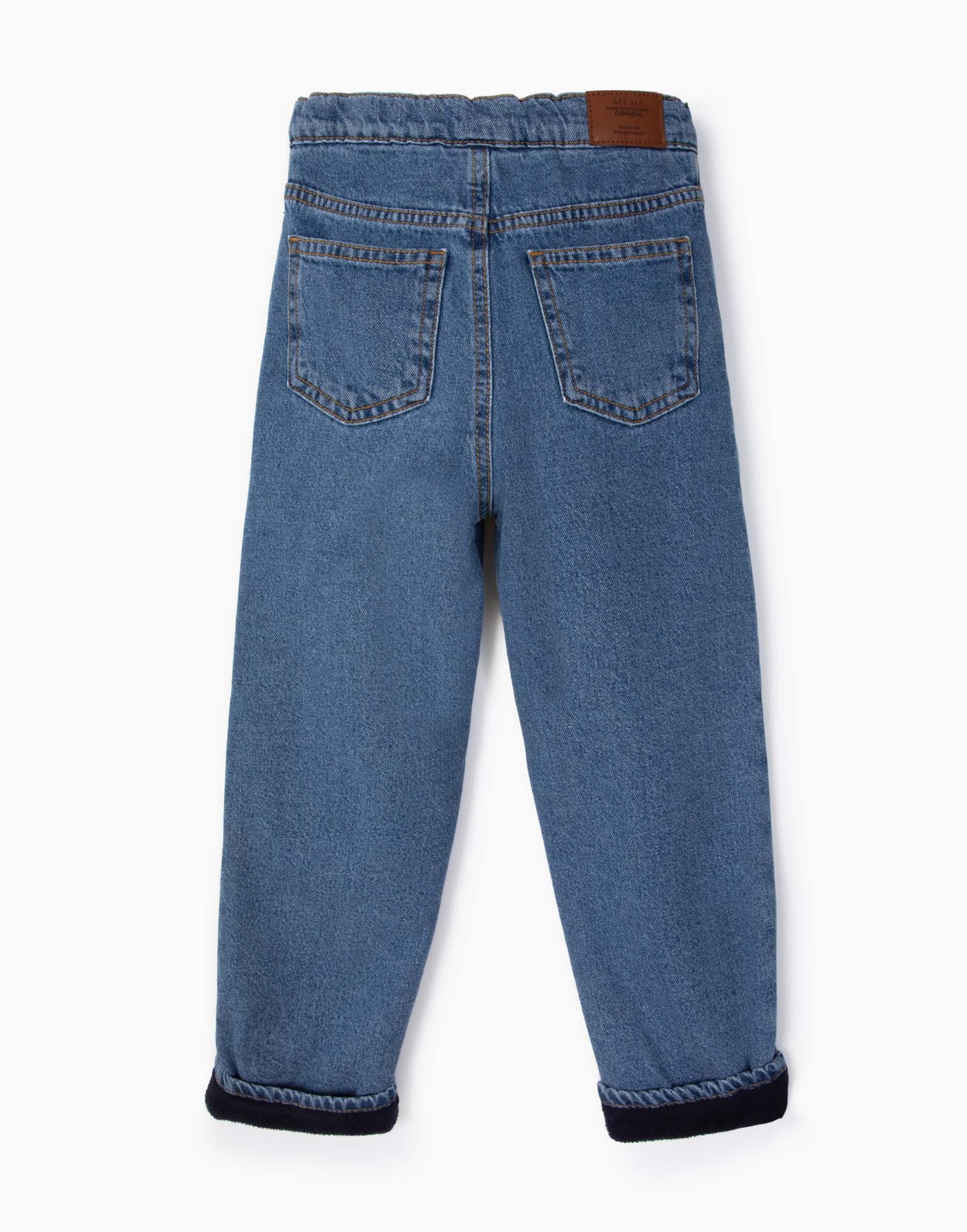 Утеплённые джинсы Straight для мальчика -2
