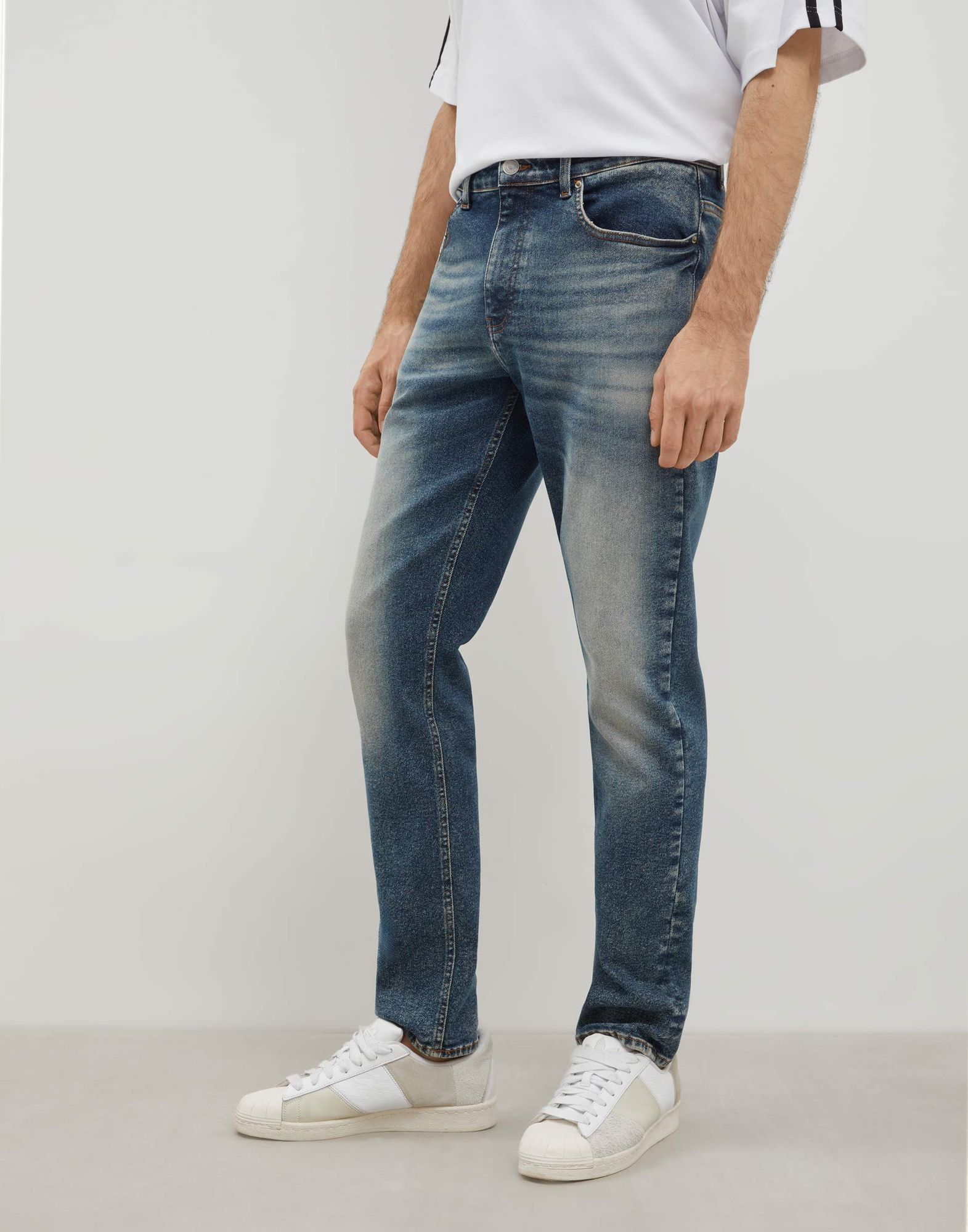 Зауженные джинсы Slim BJN016788-1 undefined