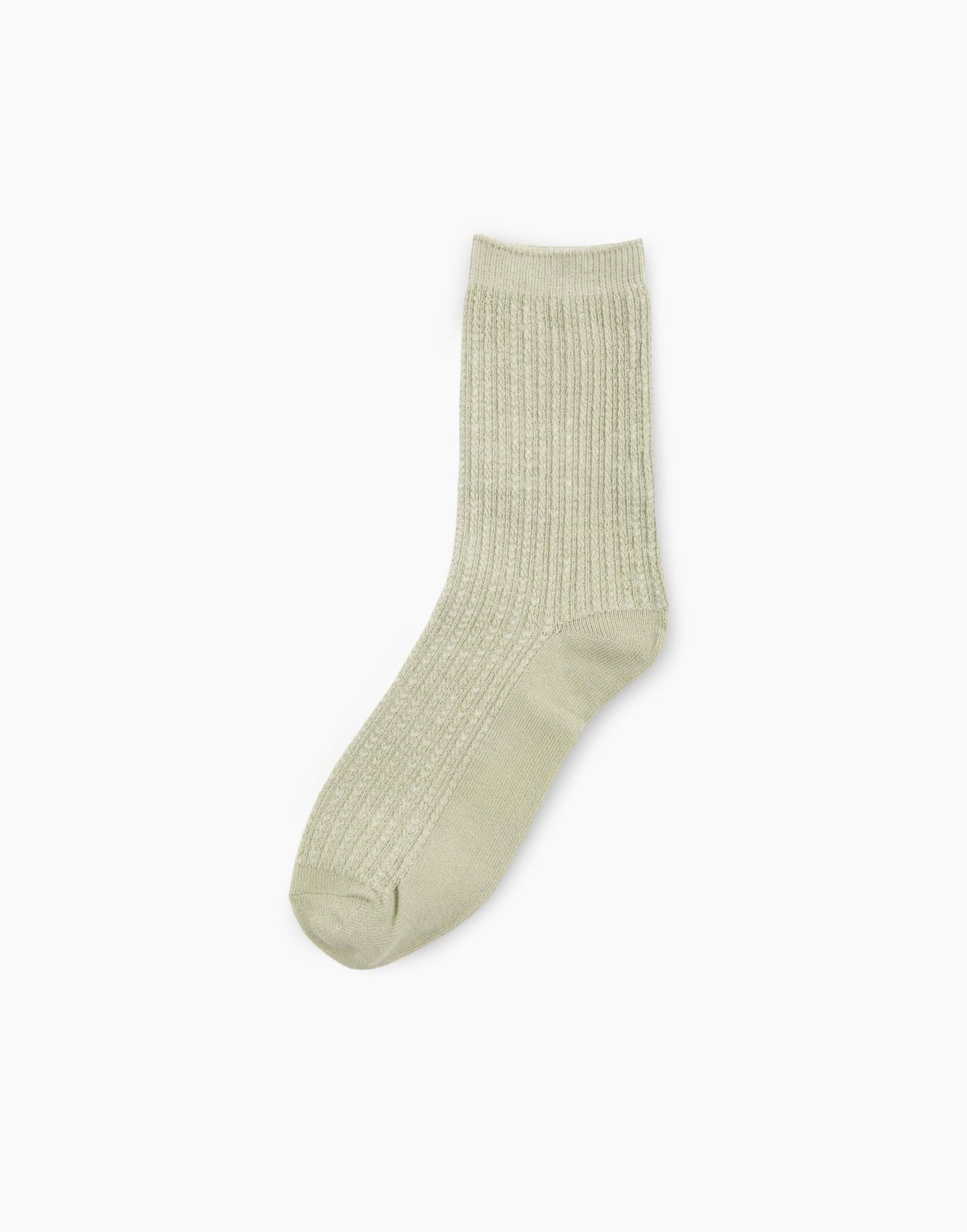 Зеленые носки женские-0