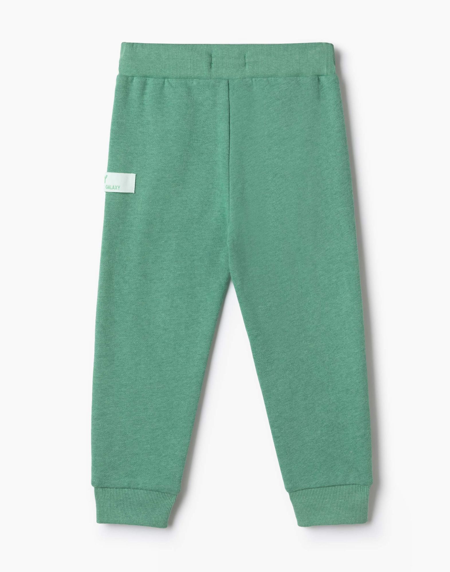 Зелёные спортивные брюки Jogger с нашивкой для мальчика-2