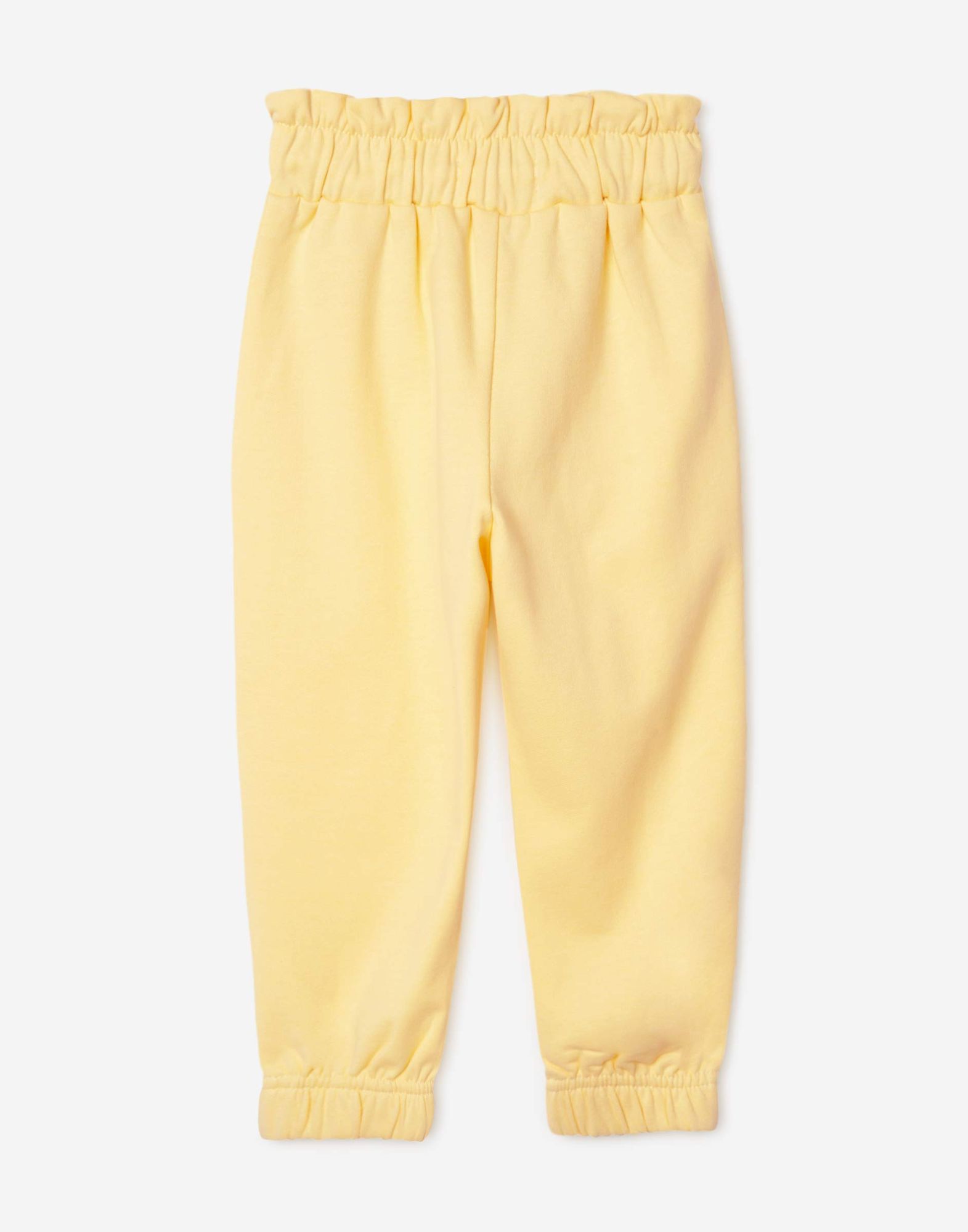 Желтые спортивные брюки с принтом Best Friends для девочки-2