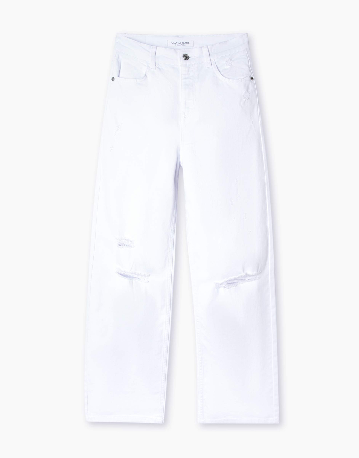 Глория джинс белые джинсы