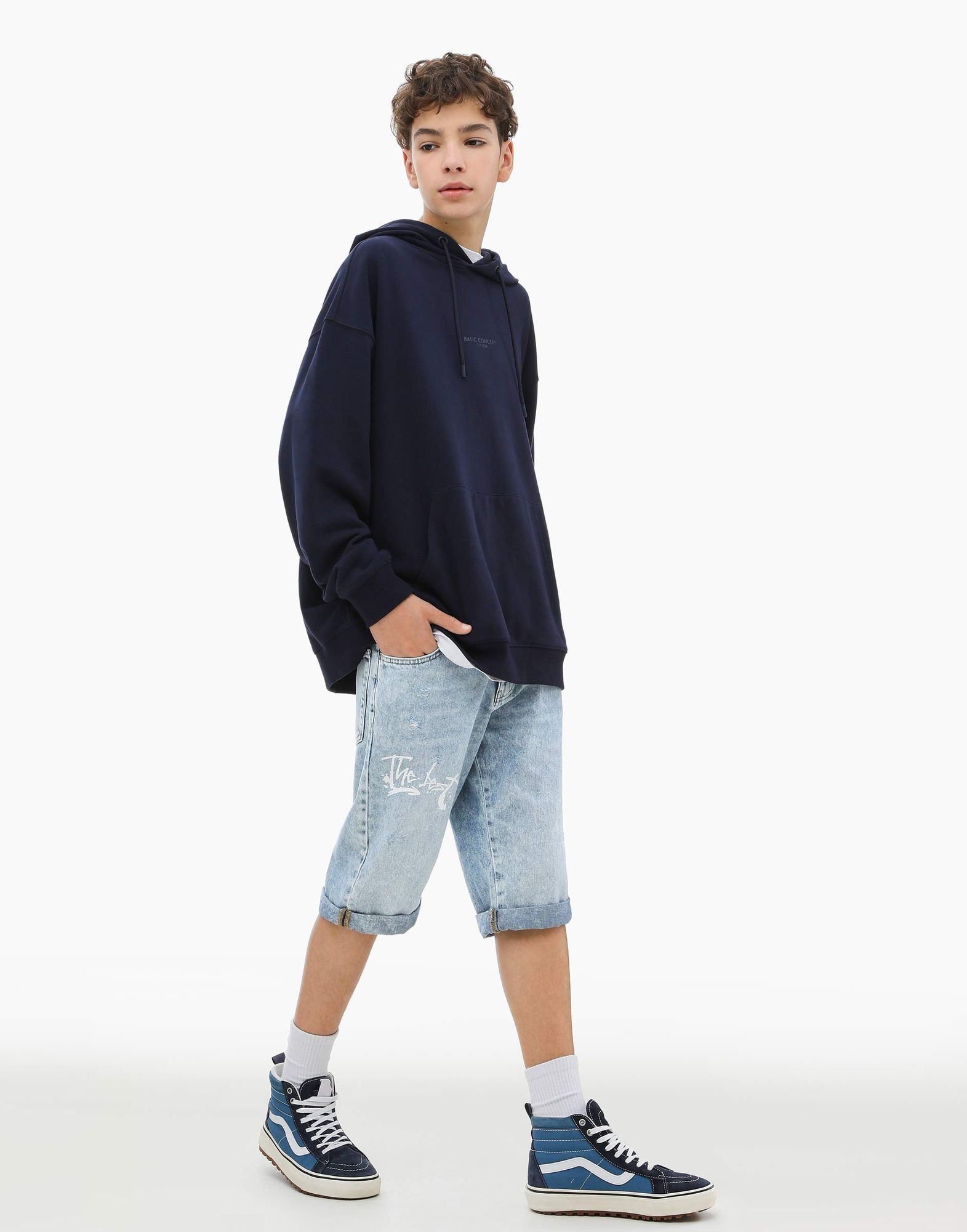 Джинсовые шорты Slim для мальчика-0