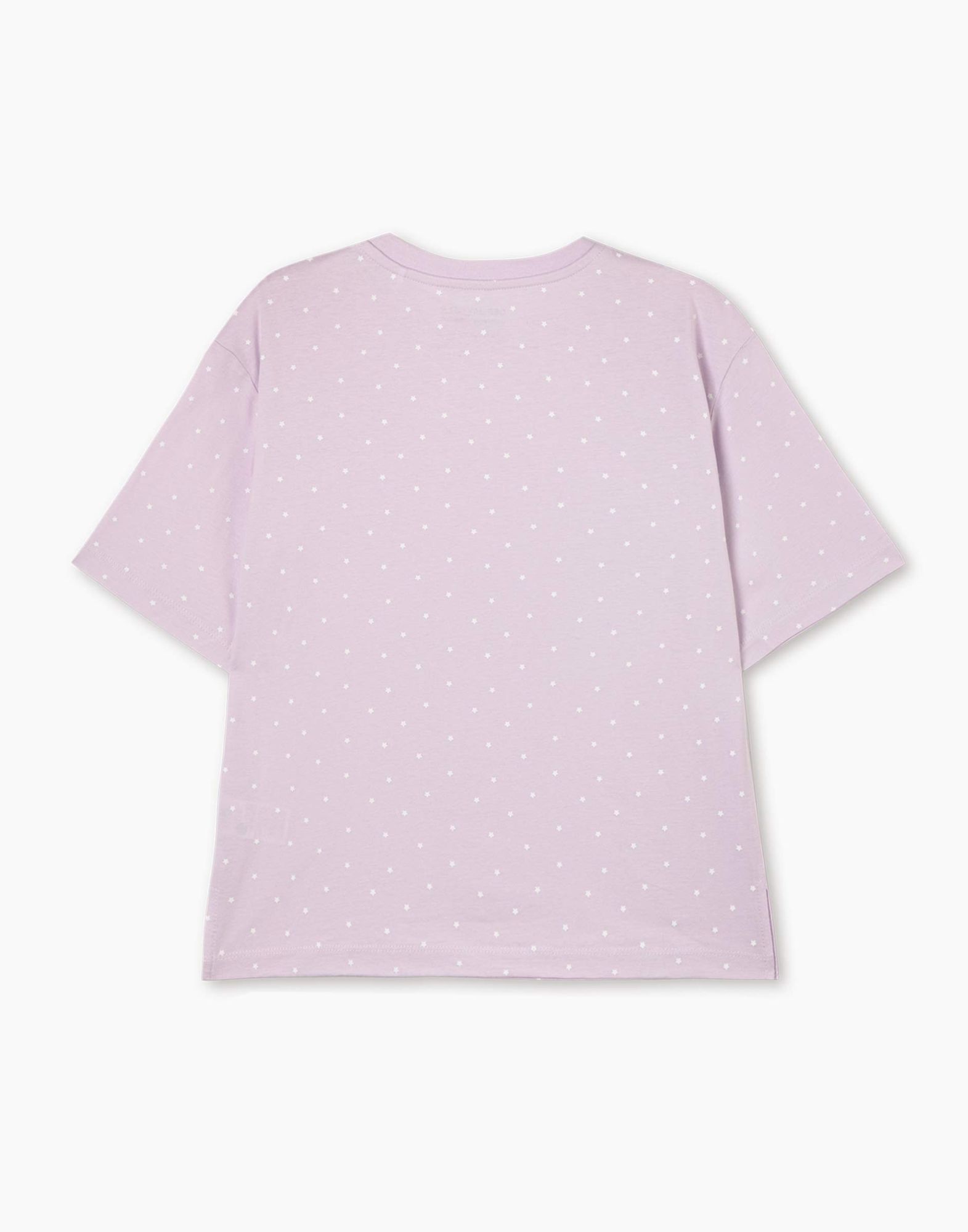 Фиолетовая пижама Oversize для девочки-2