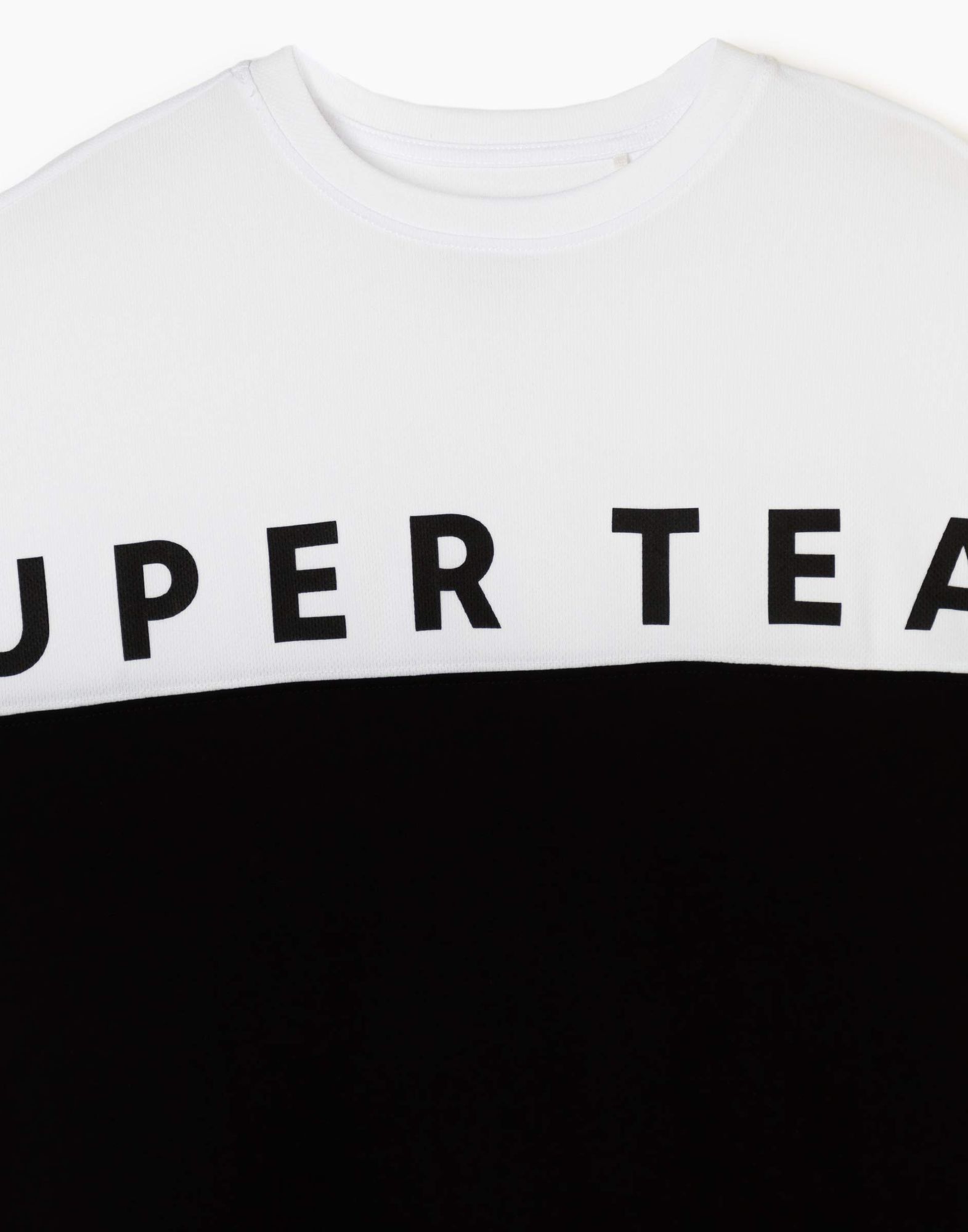 Футболка oversize колор-блок с надписью Super Team для мальчика-3
