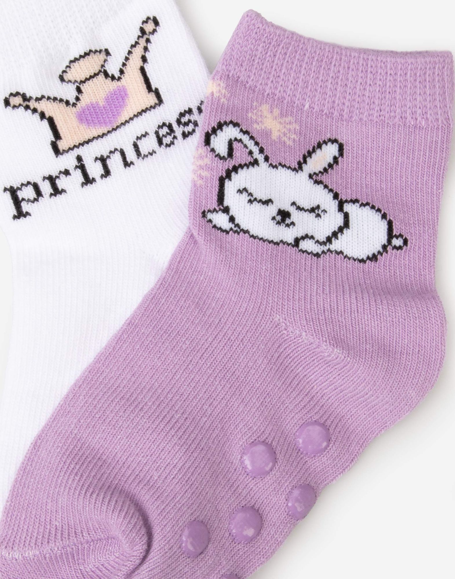 Носки с принтом Princess для девочки 2 пары-2