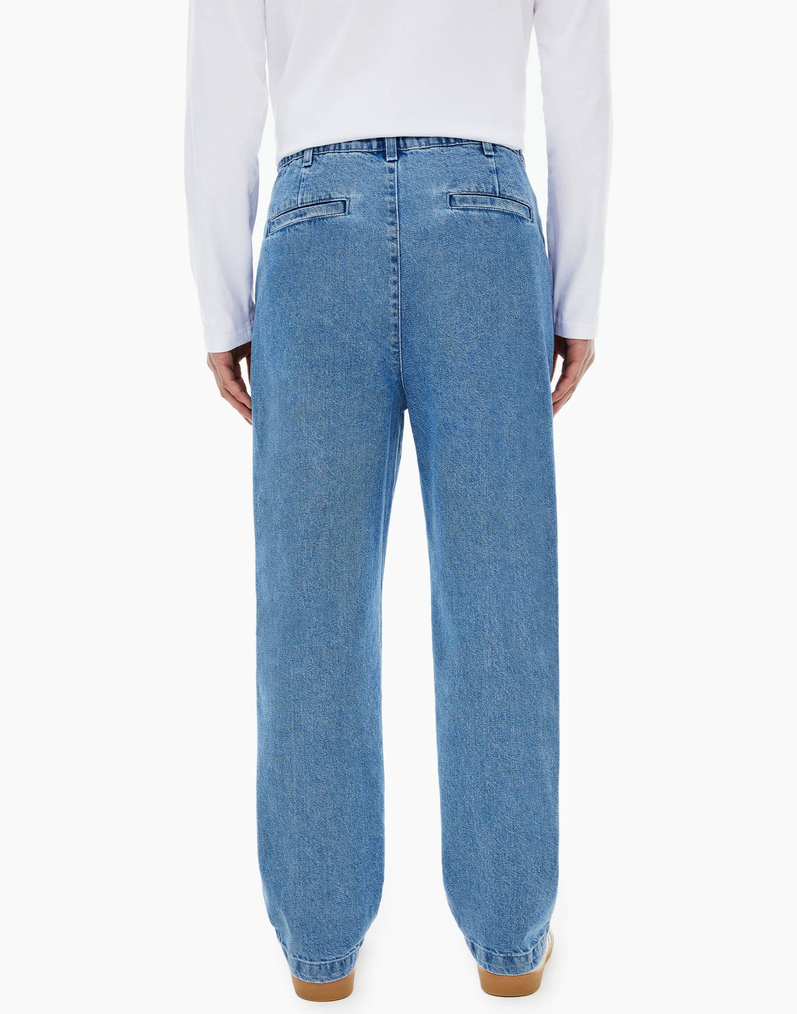 Прямые джинсы с защипами Straight pleated-2