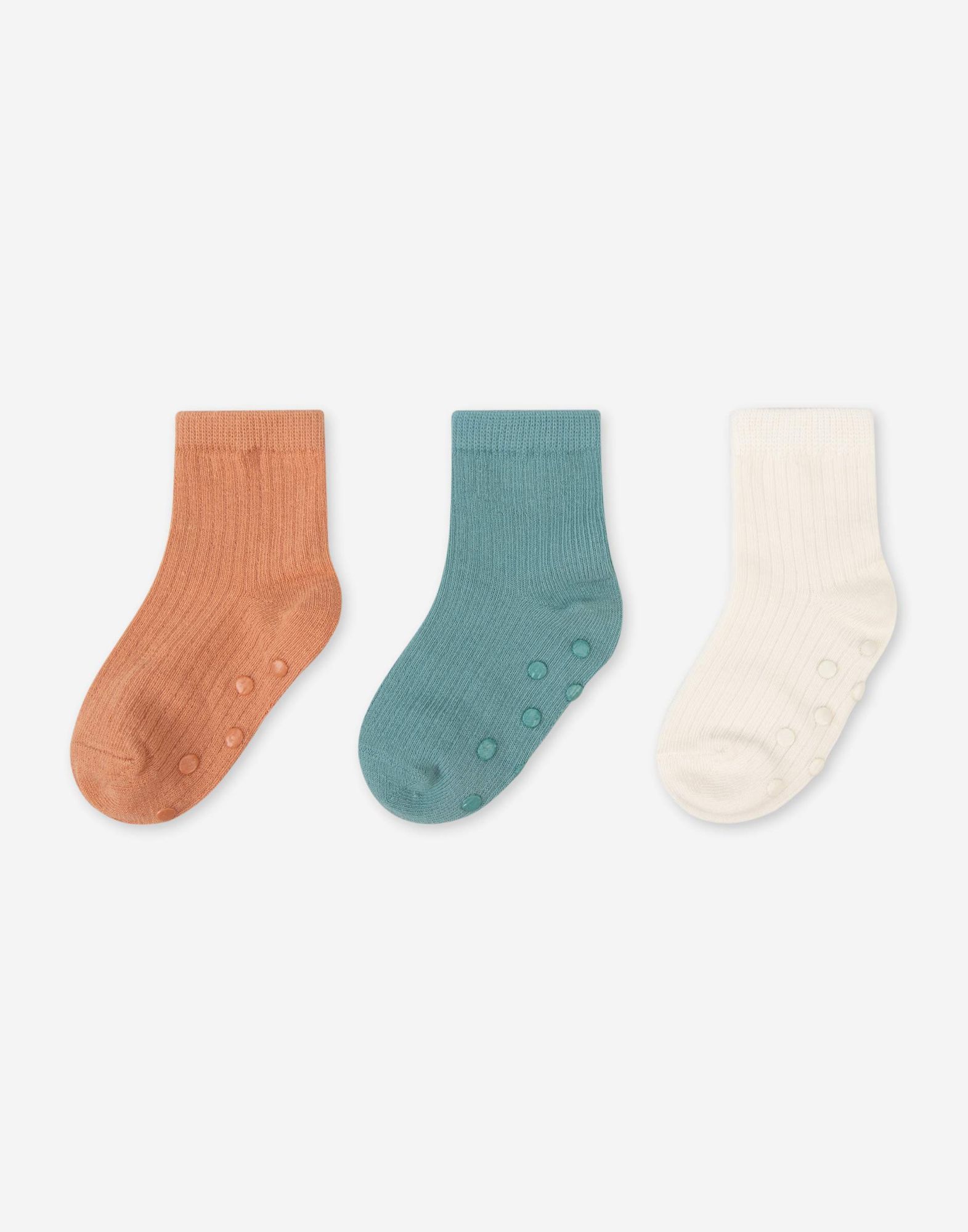Разноцветные носки для девочки 3 пары-1