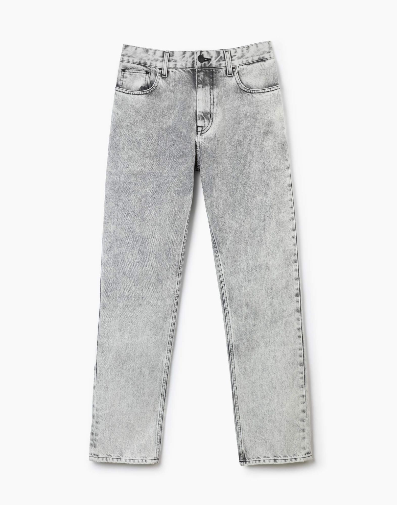 Серые прямые джинсы Regular LIMITED EDITION-6